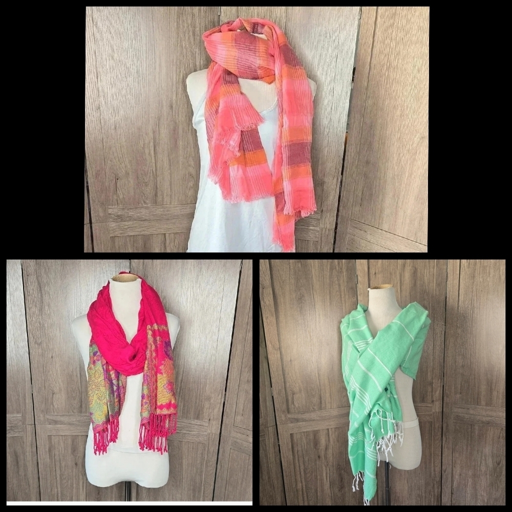 Scarf (3) Women Accessories, beach throw
